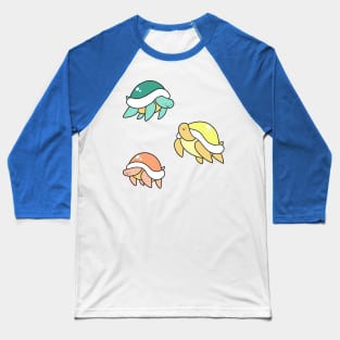 Three Little Turtles Baseball T-Shirt